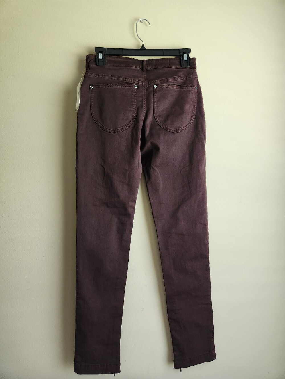 Anthropologie Pilcro Skinny Pant Jeans Plum Zip Ankle Size 25